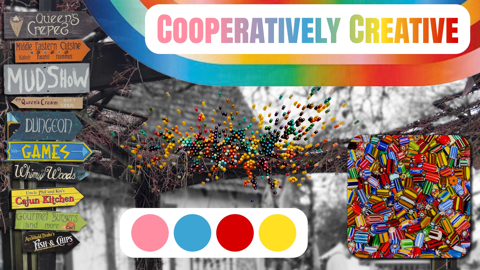 "Cooperatively Creative" original moodboard